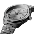 Tissot PRC 100 Solar Quartz Silver Dial Silver Steel Strap Watch for Men - T151.422.11.031.00