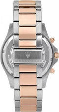 Maserati SFIDA Chronograph Grey Dial Two Tone Steel Strap Watch for Men - R8873640021