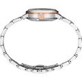 Seiko Presage Cocktail Time Skydiving Automatic Diamonds Mother of Pearl Dial Silver Steel Strap Watch for Women - SRE009J1