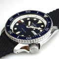Seiko 5 Sports SKX Automatic Blue Dial Blue Silicone Strap Watch for Men - SRPD71K2
