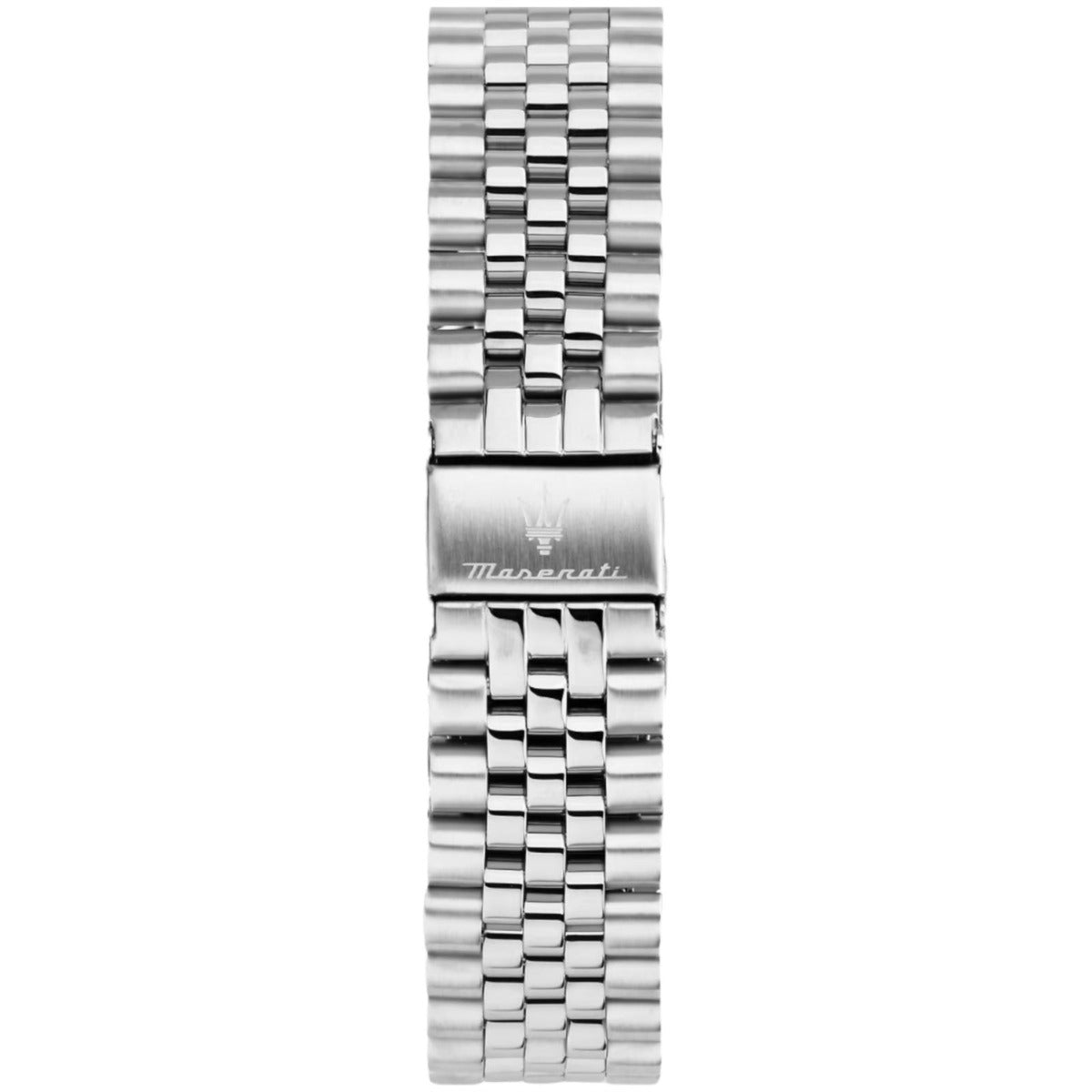 Maserati SFIDA Chronograph Grey Dial Silver Steel Strap Watch for Men - R8853140010