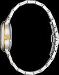 Seiko Presage Cocktail Time Automatic Diamonds White Dial Two Tone Steel Strap Watch for Women - SRE010J1