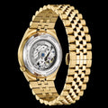 Citizen Tsuyosa 60 Automatic Blue Dial Rose Gold Steel Strap Watch for Men - NK0023-57L