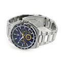 Maserati Velocità Chronograph Blue Dial Silver Steel Strap Watch for Men - R8873652001