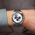 Maserati Velocità Chronograph Silver Dial Silver Steel Strap Watch for Men - R8873652006