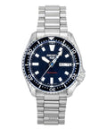 Seiko 5 Sports SKX Automatic Blue Dial Silver Steel Strap Watch for Men - SRPL83K1