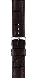 Tissot PR 100 Quartz Silver Dial Black Leather Strap Watch for Men - T150.410.16.031.00