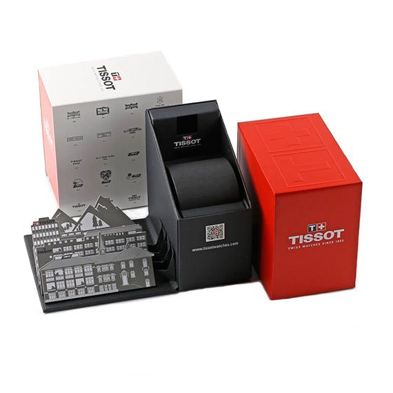 Tissot PR 100 Black Dial Black Leather Strap Watch for Men - T150.410.16.051.00