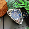 Maserati Tradizione Chronograph Blue Dial Silver Steel Strap Watch for Men - R8873646005
