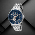 Maserati SFIDA Special Edition Automatic Blue Dial Silver Steel Strap Watch for Men - R8823140013