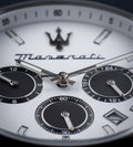 Maserati Attrazione Chronograph White Dial Silver Steel Strap Watch for Men - R8853151004