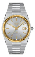 Tissot PRX Powermatic 80 Gold Automatic Silver Dial Silver Steel Strap Watch for Men - T931.407.41.031.01