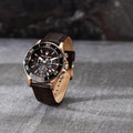 Maserati Competizione Chronograph Brown Dial Brown Leather Strap Watch for Men - R8871600001