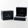Maserati Stile Skeleton Chronograph Black Dial Black Silicone Strap Watch for Men - R8871642003