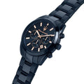 Maserati Attrazione Chronograph Blue Dial Blue Steel Strap Watch for Men - R8873626003