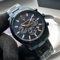 Maserati Attrazione Chronograph Blue Dial Blue Steel Strap Watch for Men - R8873626003