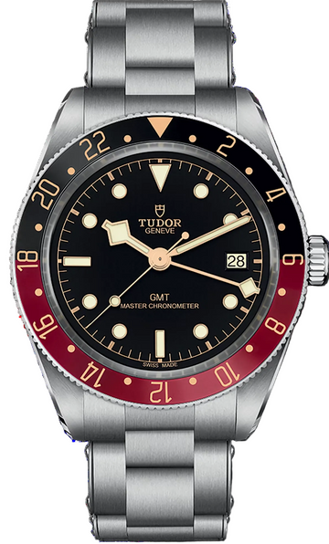 Tudor Black Bay 58 Black Dial Silver Steel Strap Watch for Men - M7939G