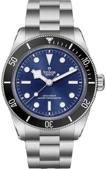 Tudor Black Bay 54 Blue Dial Silver Steel Strap Watch for Men - M7943A1A0NU-0001