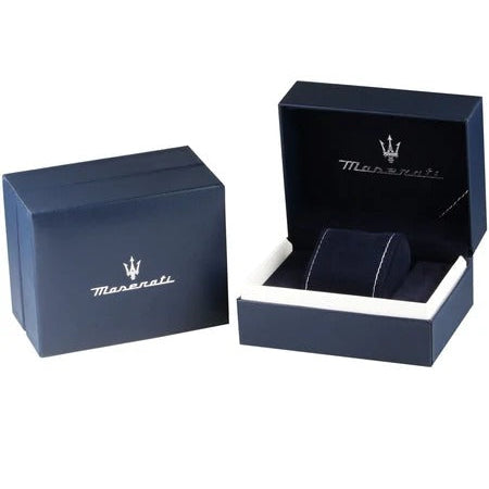 Maserati Velocità Chronograph White Dial Silver Steel Strap Watch for Men - R8873652007