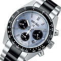 Seiko Prospex Speedtimer Solar Chronograph Limited Edition Blue Dial Two Tone Steel Strap Watch for Men - SSC909