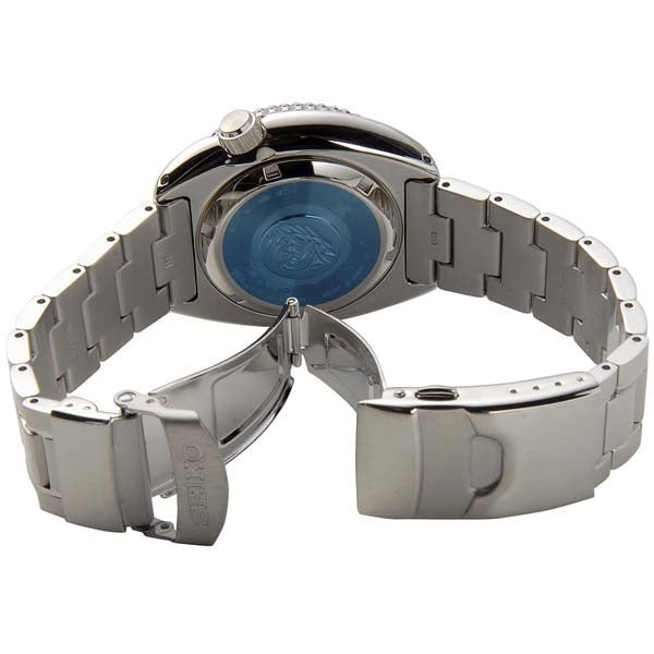 Seiko Prospex Save The Ocean Diver's Automatic Blue Dial Silver Steel Strap Watch for Men - SRPD21J1
