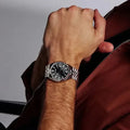 Citizen Tsuyosa 60 Automatic Black Dial Silver Steel Strap Watch for Men - NK0020-55E