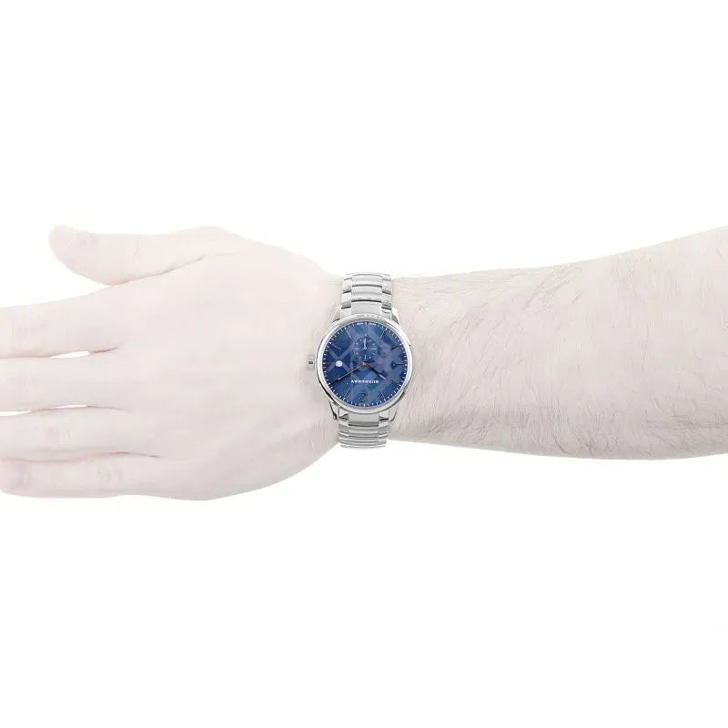 Burberry Classic Blue Dial Silver Steel Strap Watch for Men - BU10007