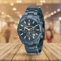 Maserati Attrazione Chronograph Blue Dial Blue Steel Strap Watch for Men - R8873626003