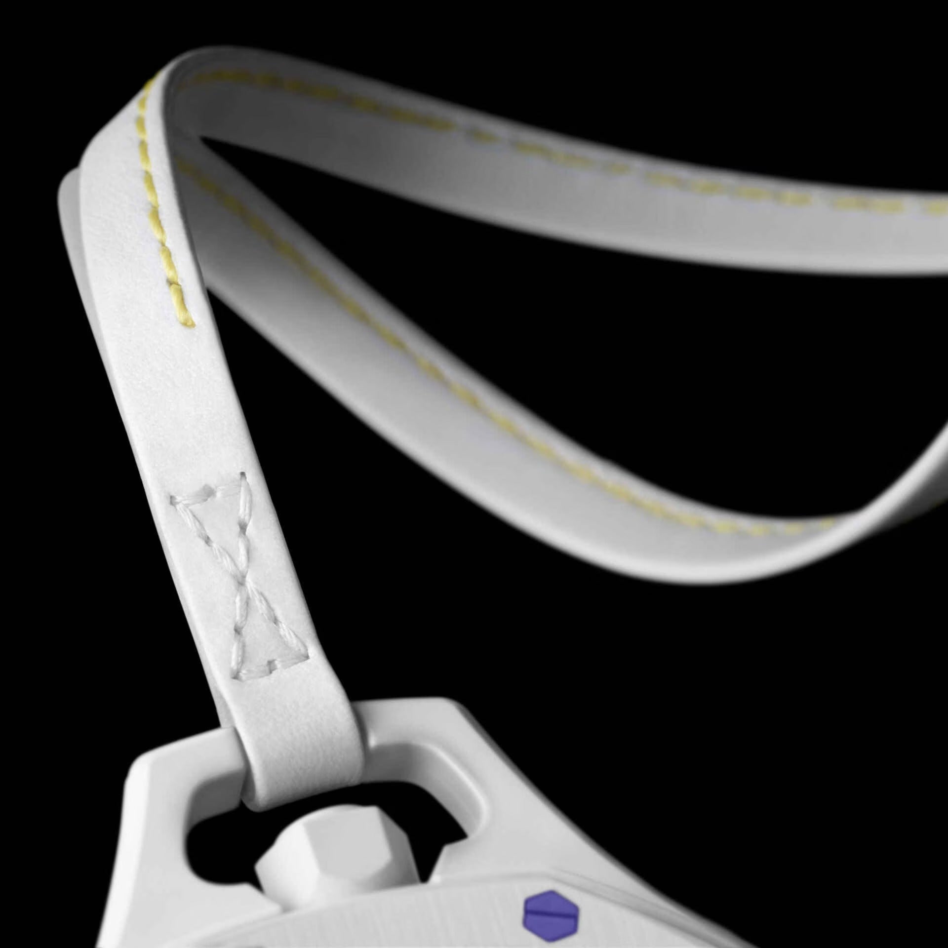 Swatch x AP Royal Pop White Dial White Leather Lanyard Watch for Men - Huit Blanc