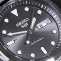 Seiko 5 Sports Automatic Grey Dial Silver Steel Strap Watch for Men - SRPE51K1