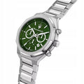 Maserati Stile Chronograph Green Dial Silver Steel Strap Watch for Men - R8873642011