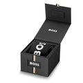 Hugo Boss Avery Chronograph Black Dial Black Steel Strap Watch for Men - 1514256