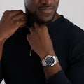 Hugo Boss Strike Limited Edition Blue Dial Silver Steel Strap Watch for Men - 1514205