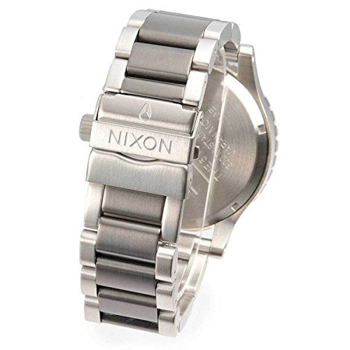 Nixon 51-30 Chronograph Blue Dial Two Tone Steel Strap Watch for Men - A083-2304