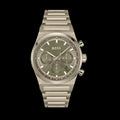 Hugo Boss Candor Chronograph Green Dial Brown Steel Strap Watch for Men - 1514222