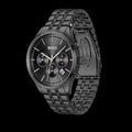 Hugo Boss Avery Chronograph Black Dial Black Steel Strap Watch for Men - 1514256