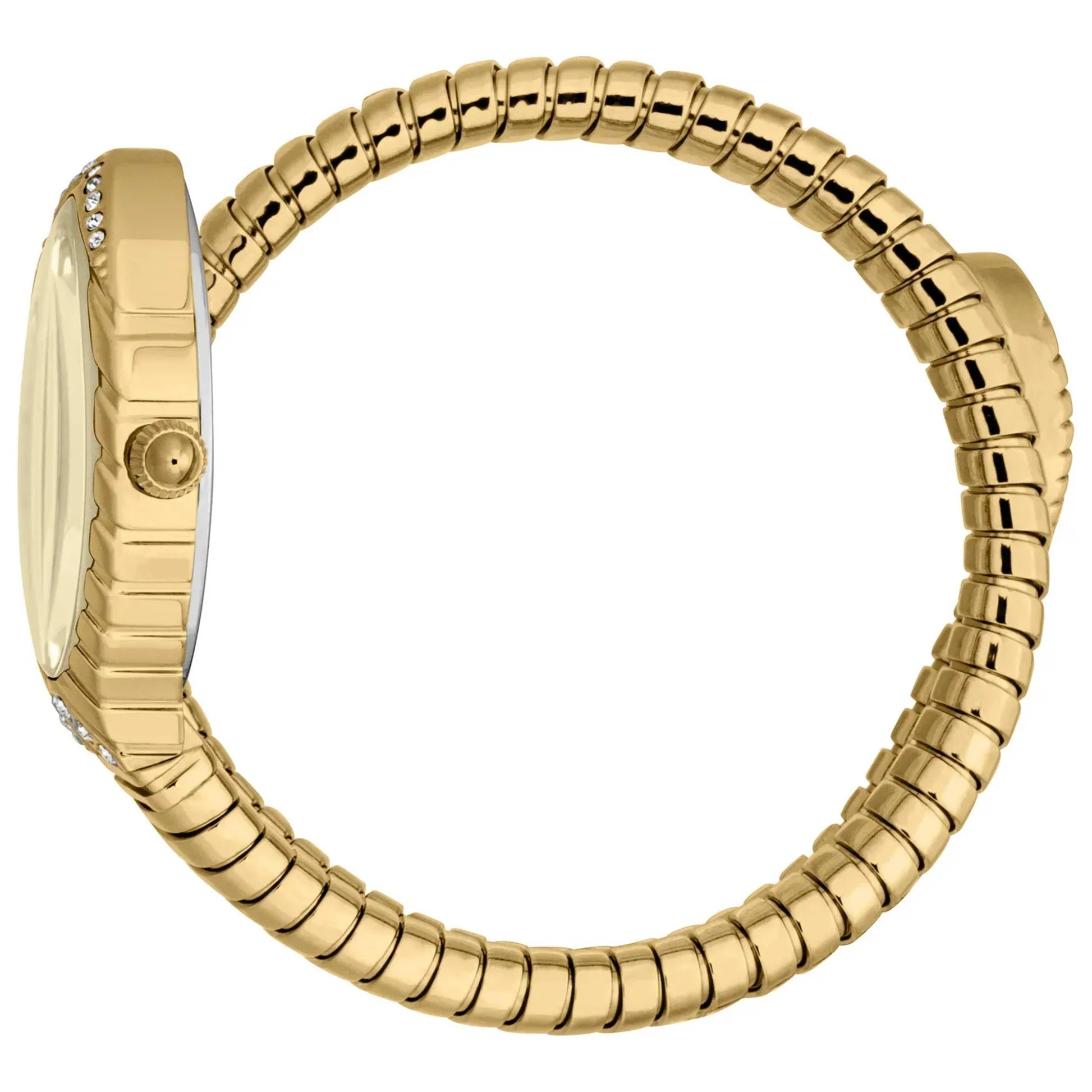Just Cavalli Specchio Gold Dial Gold Steel Strap Watch for Women - JC1L322M0025