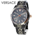 Versace Hellenyium Analog Black Dial Black Steel Strap Watch For Men - VEVK00320