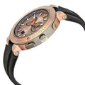 Versace V Extreme Chronograph Brown Tone Dial Black Rubber Strap Watch for Men - VCN030017