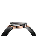 Calvin Klein Boost Black Dial Black Leather Strap Watch for Men - K7Y21TCZ