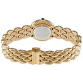 Versace V Flare Diamonds Silver Dial Gold Steel Strap Watch for Women - VEBN00918