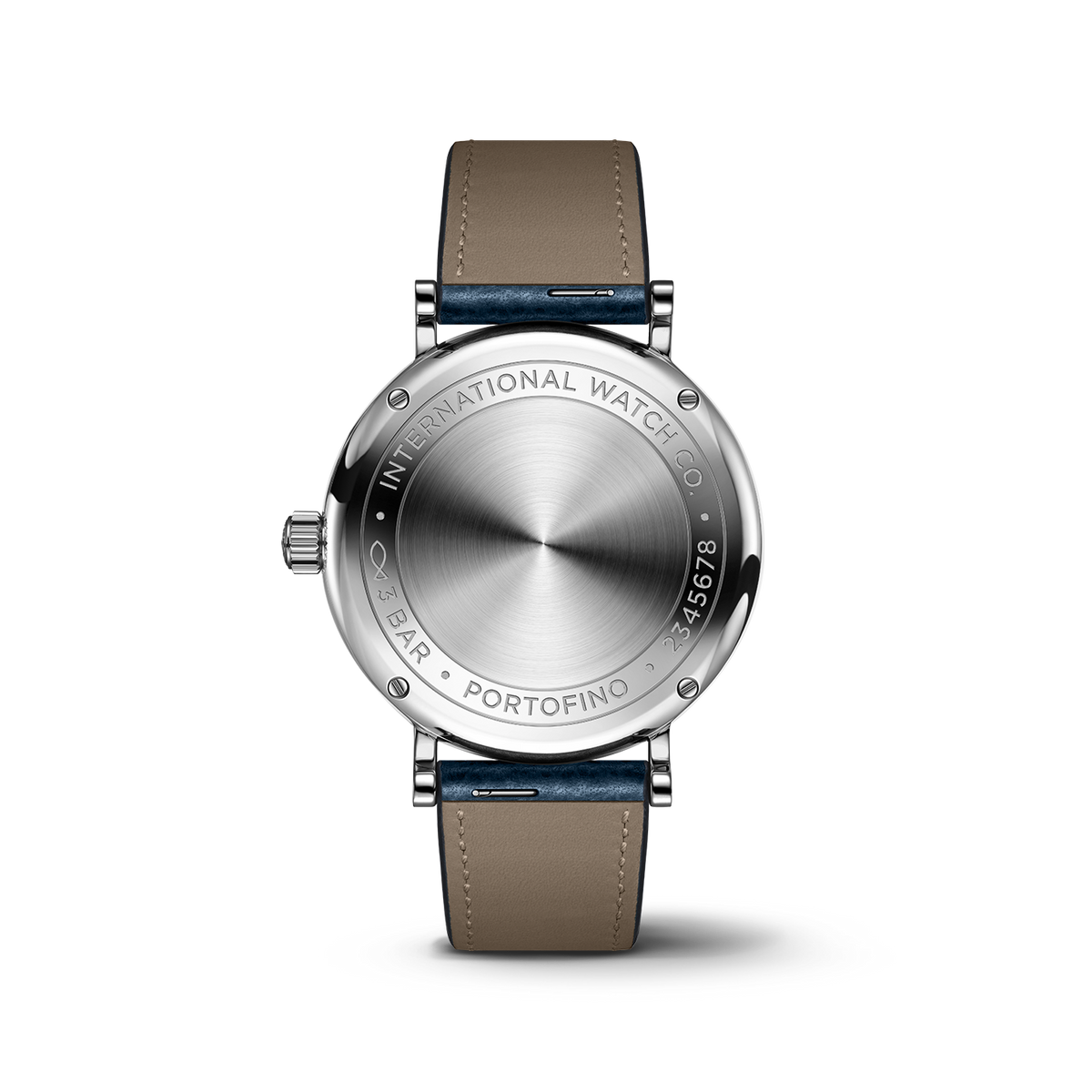 IWC Portofino Automatic Silver Dial Blue Leather Strap Watch for Women - IW357411