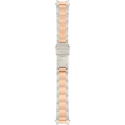 Michael Kors Parker Chronograph Brown Dial Two Tone Steel Strap Watch for Women - MK6118