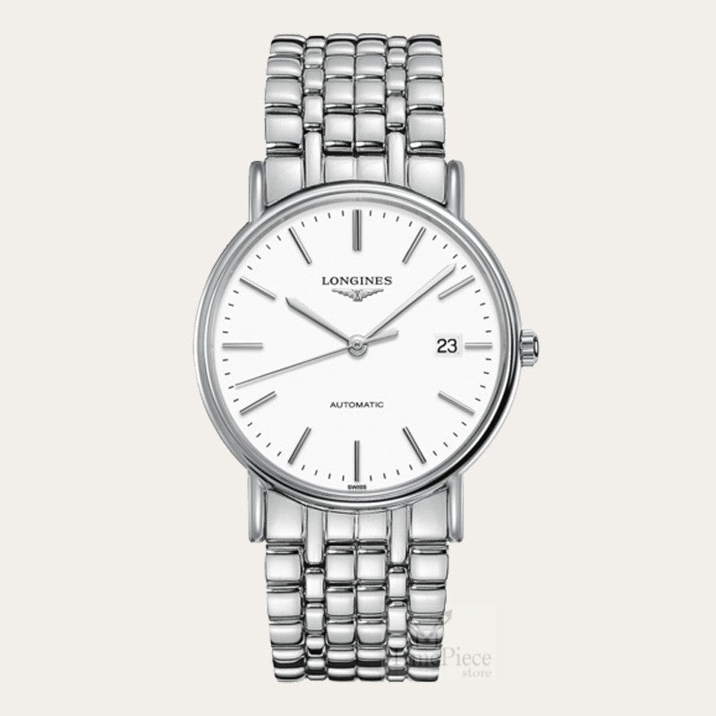 Longines Presence 38.5mm Automatic Stainless Steel Watch for Men - L4.921.4.12.6