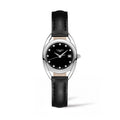 Longines Equestrian Quartz Diamond Black Dial Watch for Women - L6.136.4.57.0