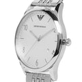 Emporio Armani Classic Silver Dial Silver Steel Strap Watch For Men - AR1867
