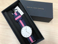 Daniel Wellington Classic Winchester White Dial Two Tone Nylon Strap Watch For Women - DW00100049