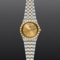Tudor Royal Automatic Diamonds Gold Dial Two Tone Steel Strap Watch for Men - M28603-0006