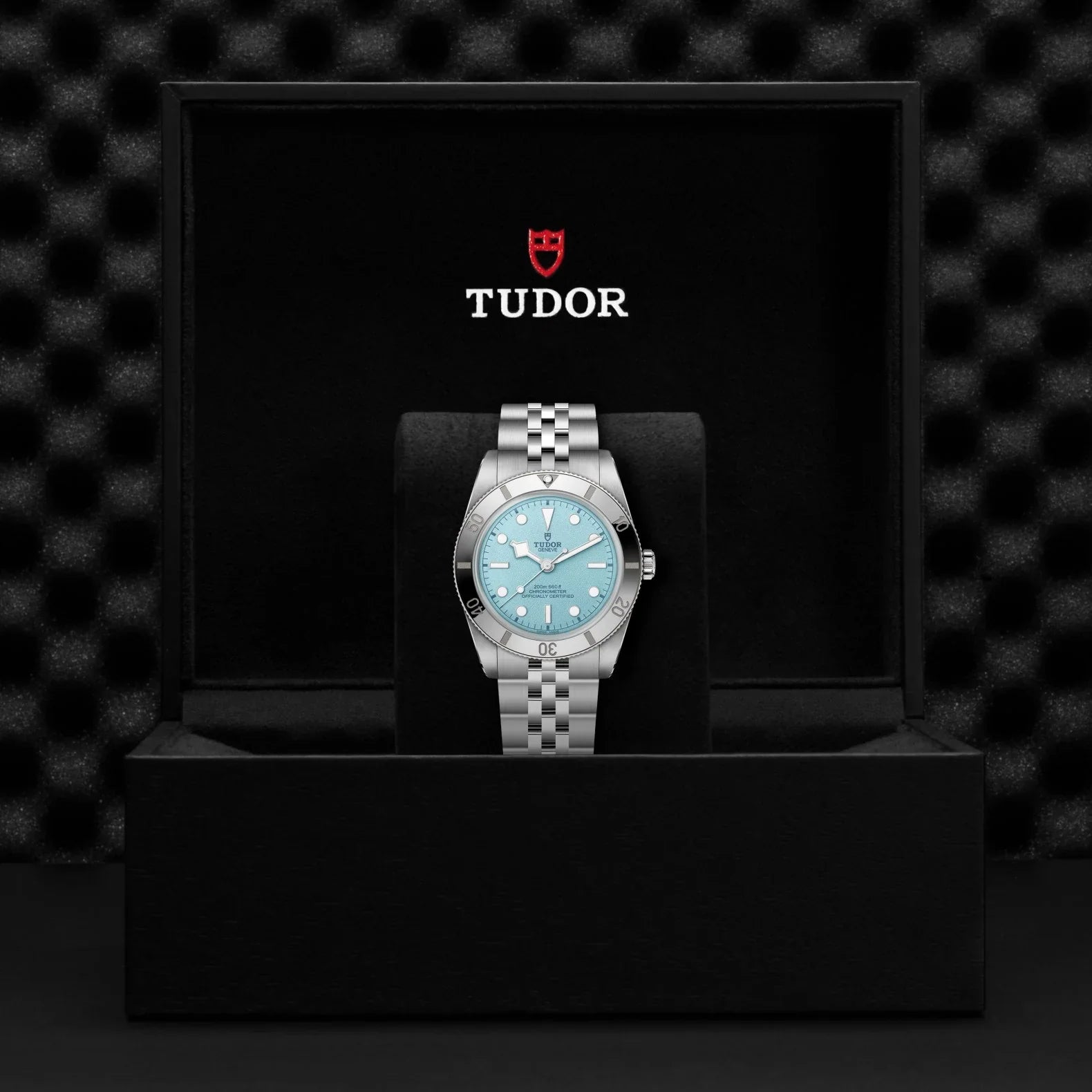 Tudor Black Bay 54 Blue Dial Silver Steel Strap Watch for Men - M79000-0001