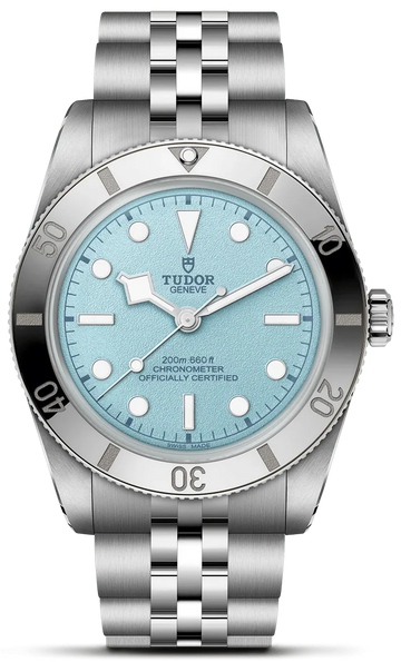 Tudor Black Bay 54 Blue Dial Silver Steel Strap Watch for Men - M79000-0001